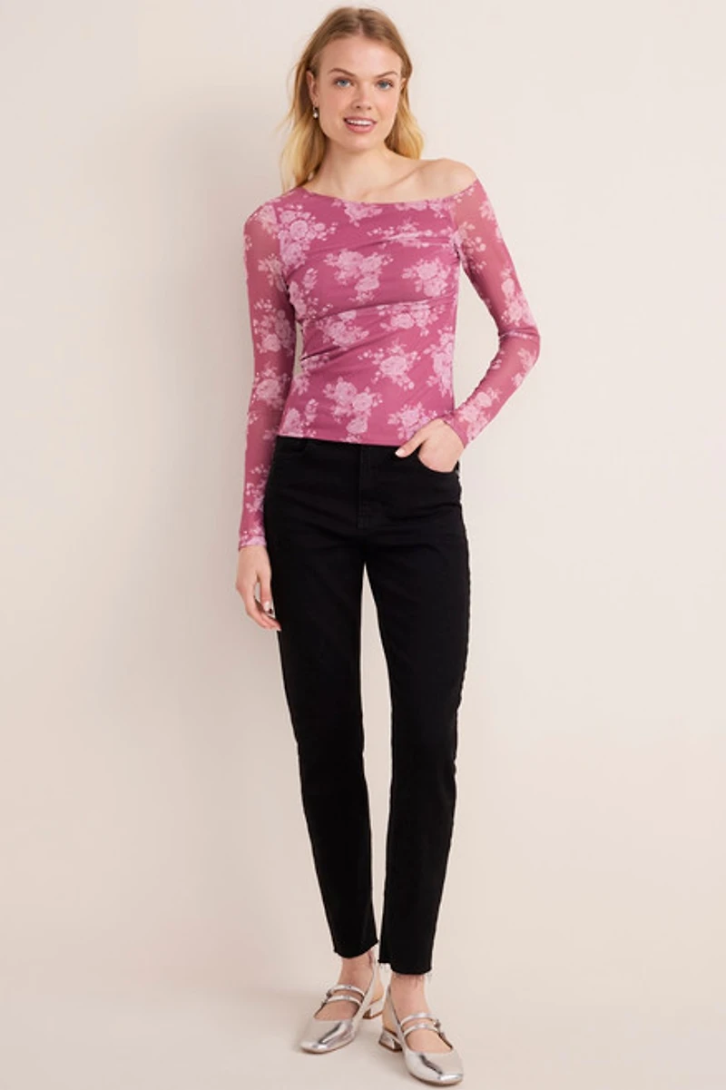 Nora One Shoulder Floral Top