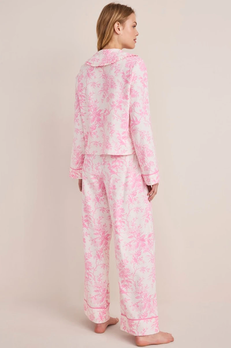 Lisa Floral Bow Pajama Set