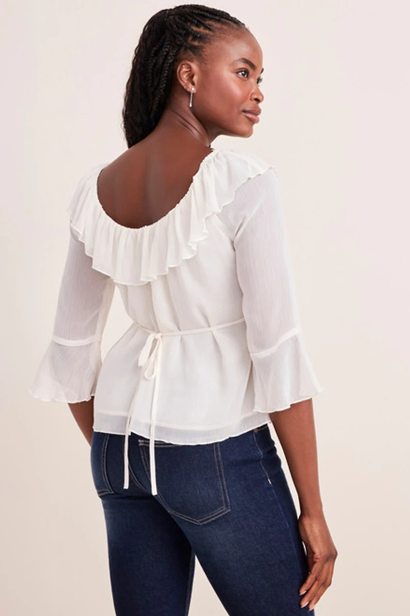 Bonnie Ruffle Tiered Blouse