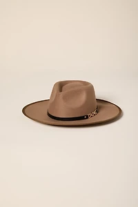 Becky Horsebit Link Panama Hat