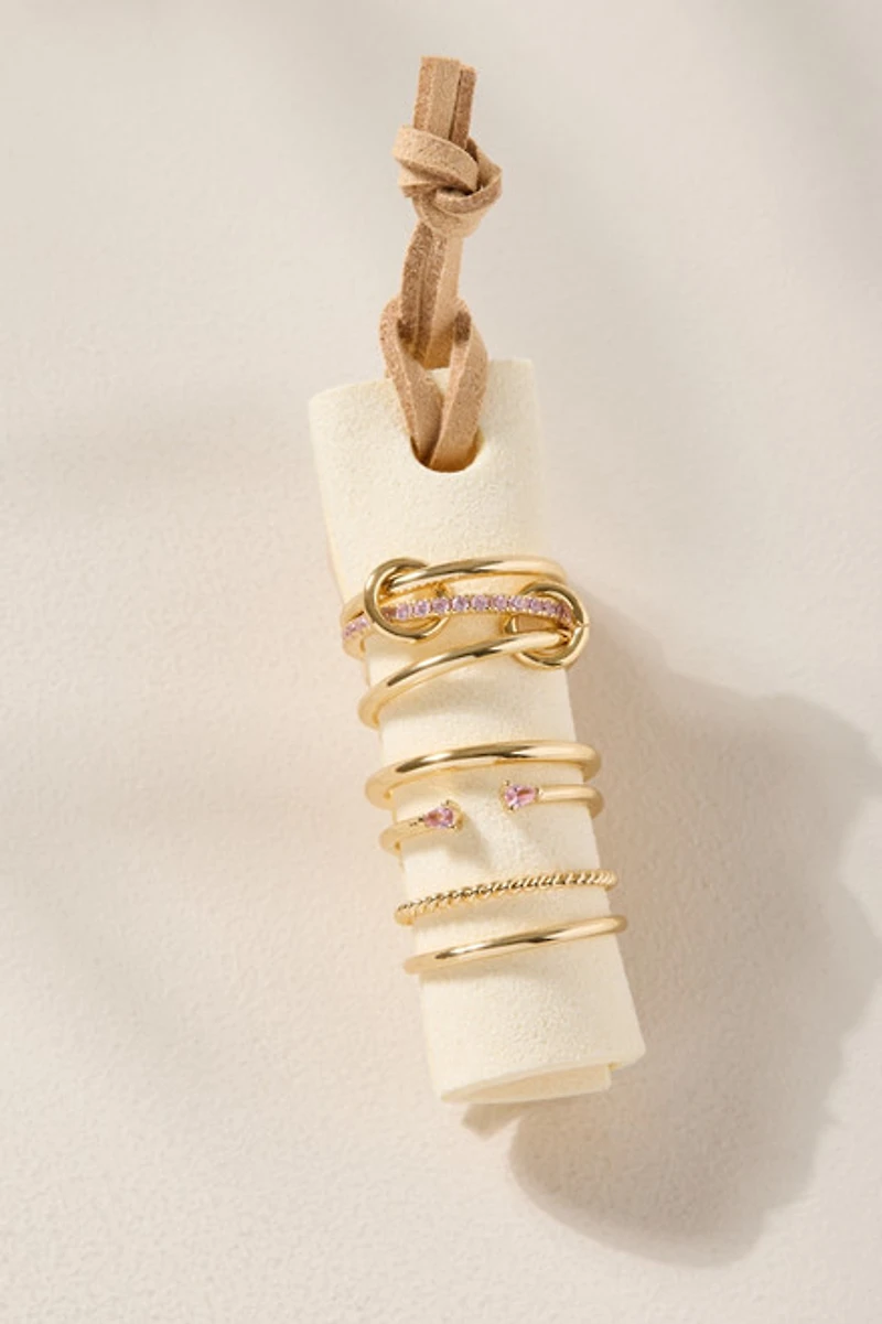 Sandra Interlocked Ring Set