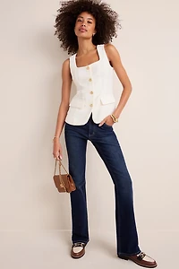 Bianca Button Up Tweed Vest
