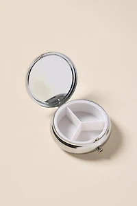 Compact Floral Pill Box