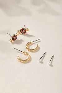 Holiday Candy Earring Set