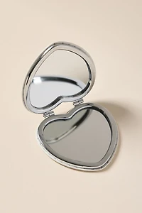 Swan Heart Compact Mirror