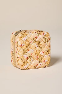 Hazel Quilted Floral Jewelry Box