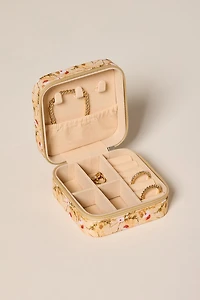 Hazel Quilted Floral Jewelry Box
