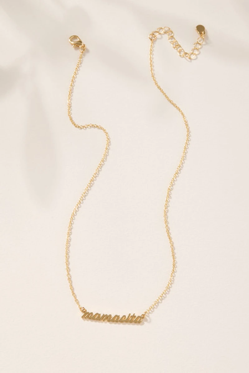 Mamacita Pendant Necklace