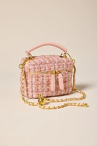 Candice Tweed Mini Vanity Bag