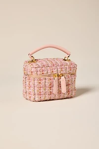 Candice Tweed Mini Vanity Bag