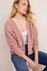 Dana Diamond Cable Knit Cardigan