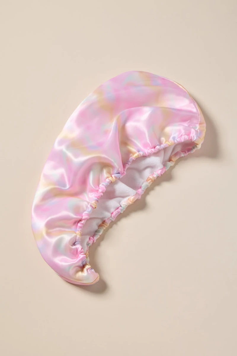Tie Dye Quick Dry Satin Hair Towel
