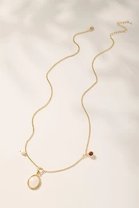 Lorie Rose Quartz Pendant Necklace