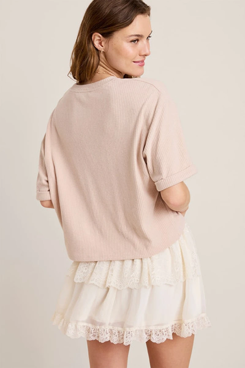Danielle Boxy Short Sleeve Tee