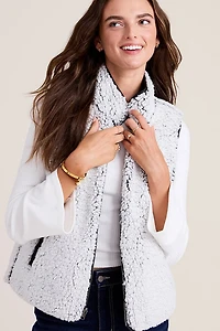 Tanya Reversible Quilted Fleece Vest