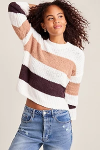 Maxine Striped Chenille Sweater