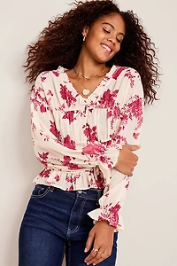 Rae Tiered Floral Blouse