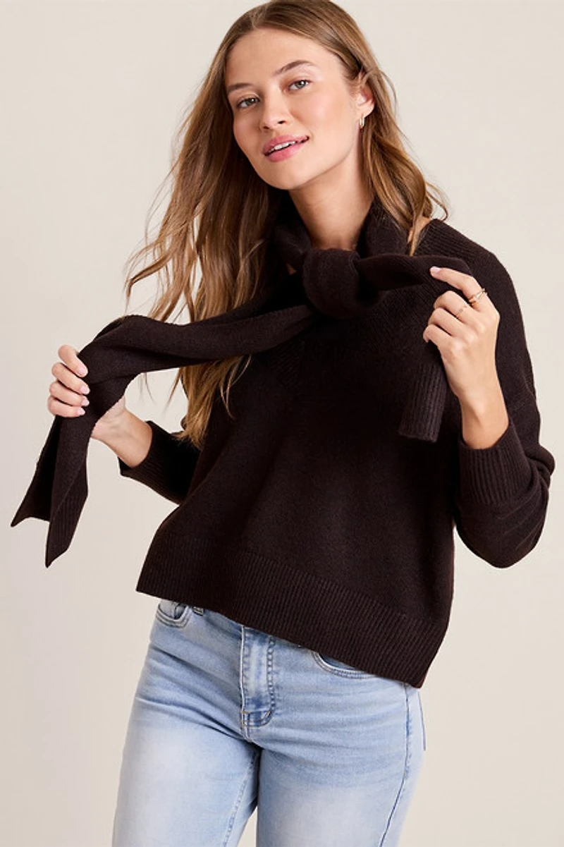 Gwen Scarf Collar Sweater