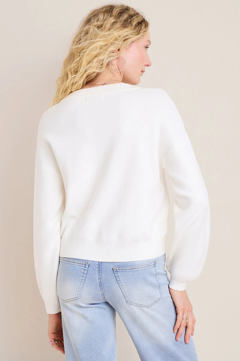 Falala Embroidered Pullover Sweater