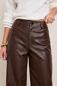 Jane Faux Leather Pants