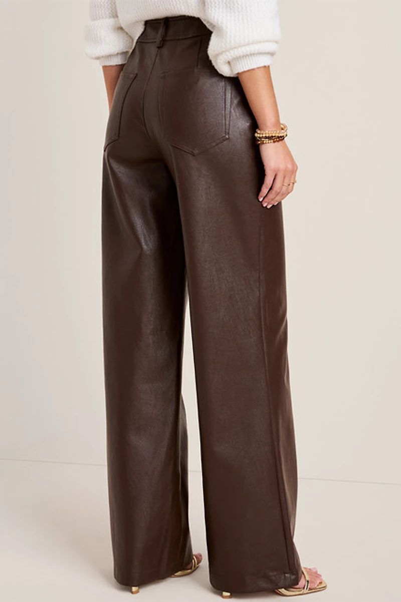 Jane Faux Leather Pants