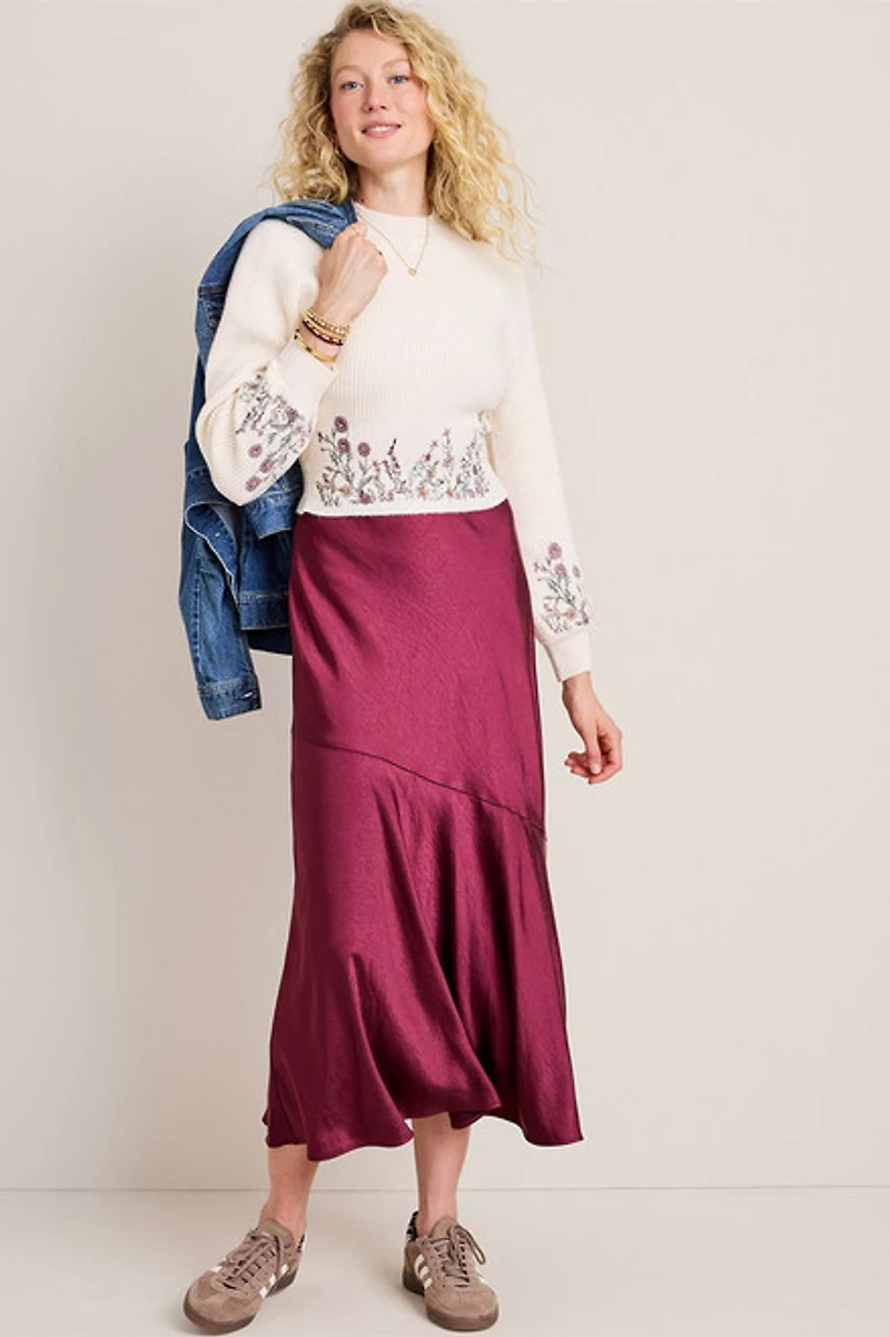 Jodi Embroidered Pullover Sweater