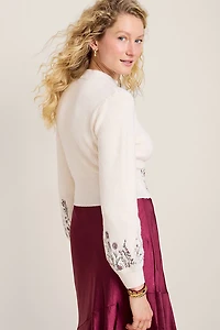 Jodi Embroidered Pullover Sweater