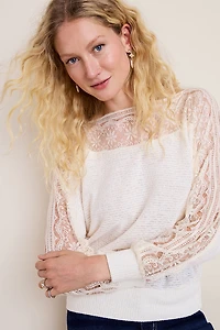 Sally Lace Dolman Top