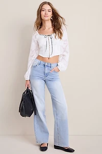 Lola Jacquard Corset Blouse
