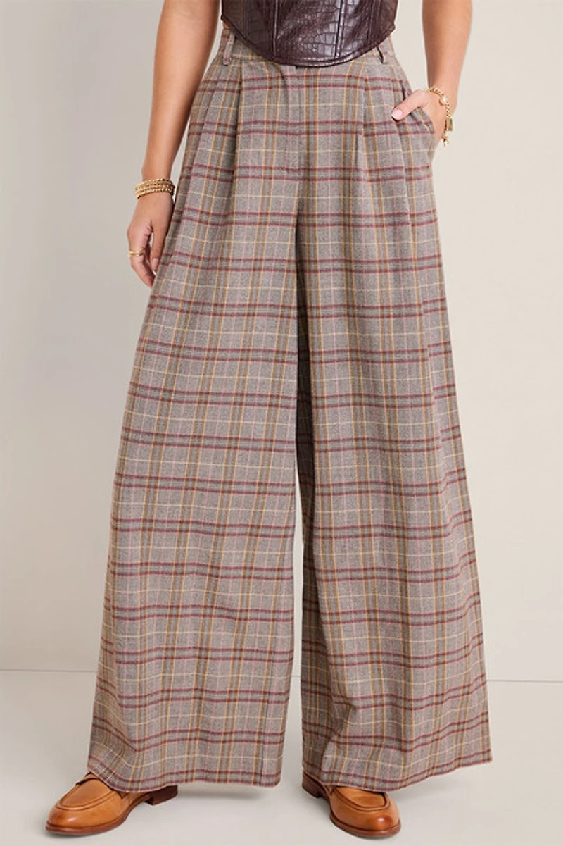 Taylor Plaid Trouser Pant