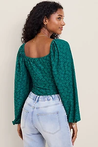 Jane Balloon Sleeve Bodysuit