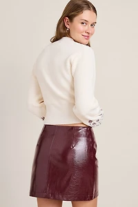 Roslyn Faux Leather Mini Skirt