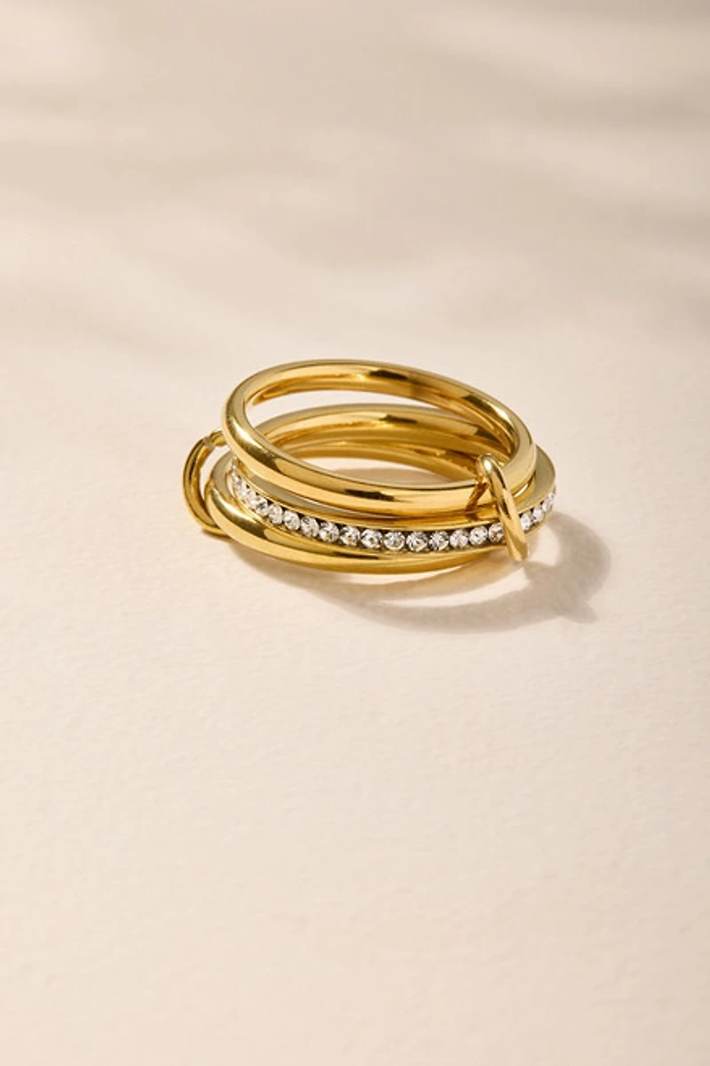 Cara Stainless Steel Interlocked Ring