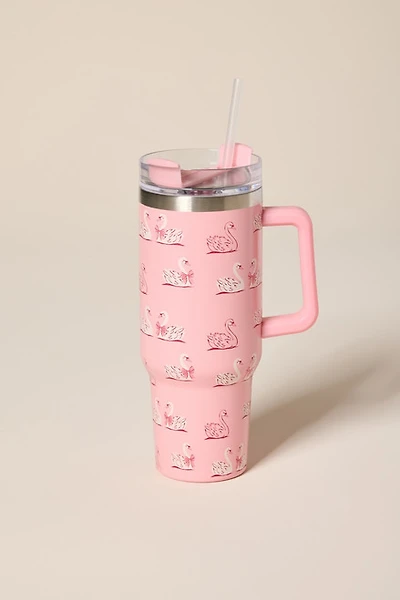 Swan Print Tumbler 40oz