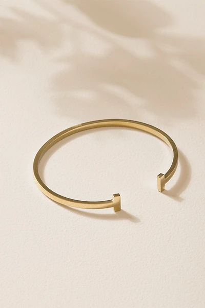 Mona Stainless Steel Open Cuff Bracelet