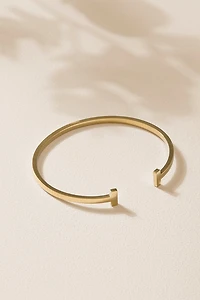 Mona Stainless Steel Open Cuff Bracelet