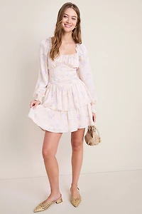 Molly Tiered Floral Mini Dress