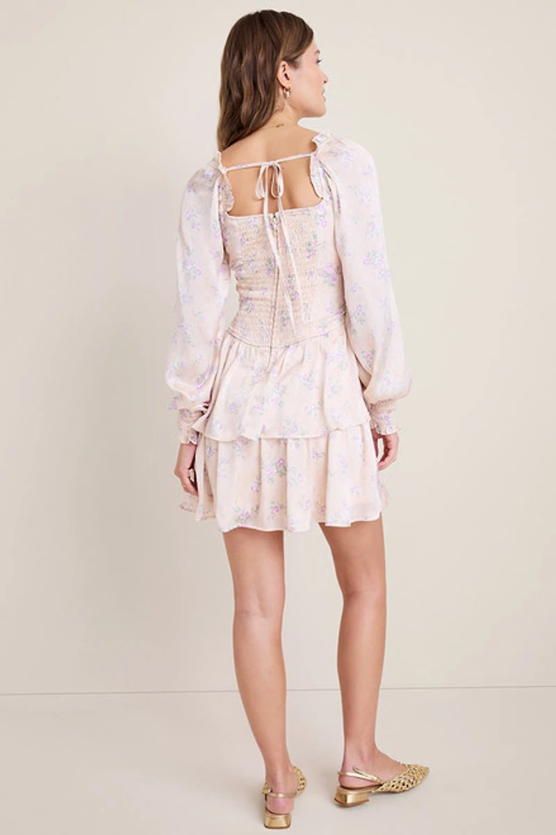 Molly Tiered Floral Mini Dress