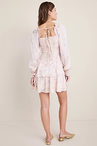 Molly Tiered Floral Mini Dress