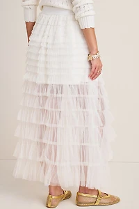 Rachael Tiered Tulle Maxi Skirt