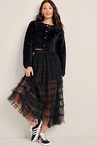 Rachael Tiered Tulle Maxi Skirt