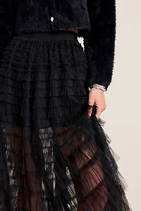 Rachael Tiered Tulle Maxi Skirt