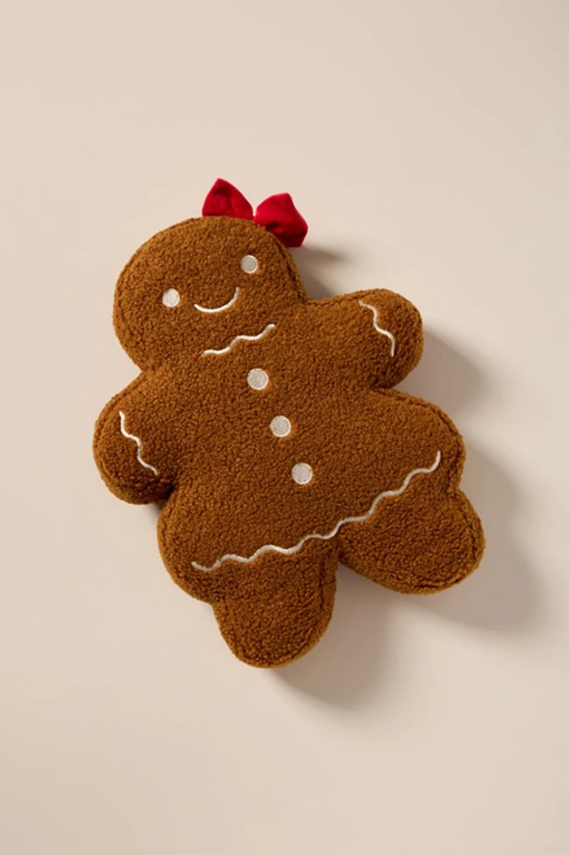 Gingerbread Lady Soft Pillow