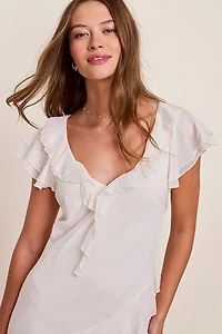 Amelia Ruffle Maxi Dress