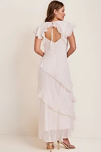 Amelia Ruffle Maxi Dress