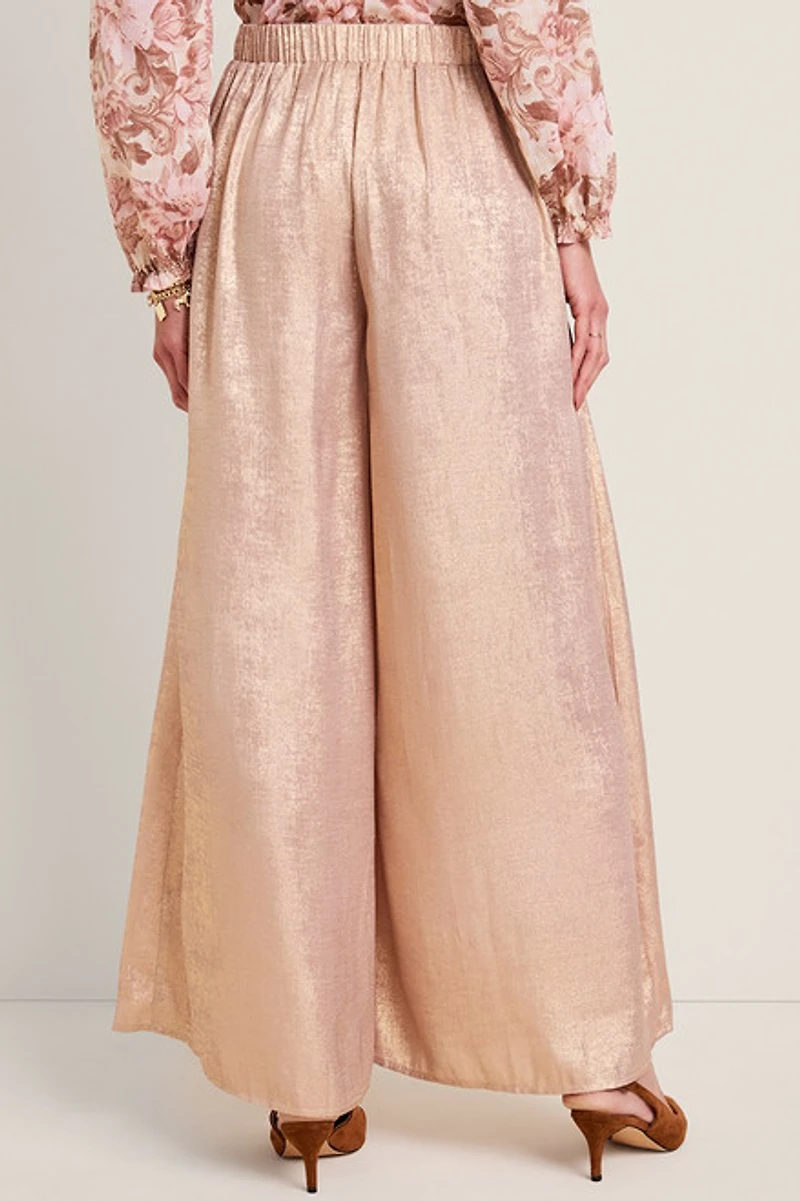 Mary Shimmer Wide Leg Pants