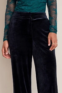 Valerie Velvet Wide Leg Pants