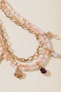 Ellen Layered Charm Necklace