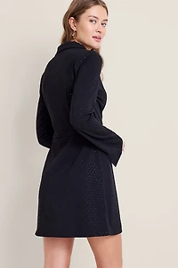Bobbie Tie Waist Blazer Mini Dress