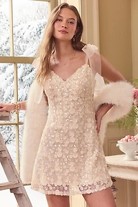 Margot Sequin Tie Strap Mini Dress